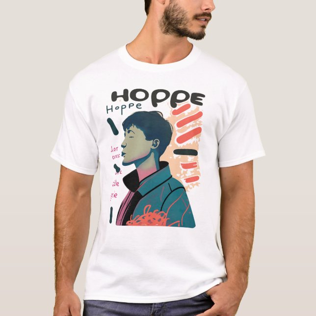 Urban Hope - Abstract Portrait Illustration T-Shirt (Vorderseite)