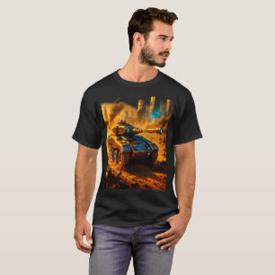Urban Inferno Tank – Cyberpunk-Schlachtfeld-T-Shir
