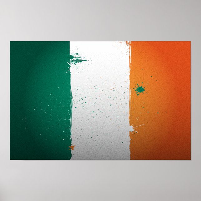 Urban Ireland Flag Poster (Vorne)