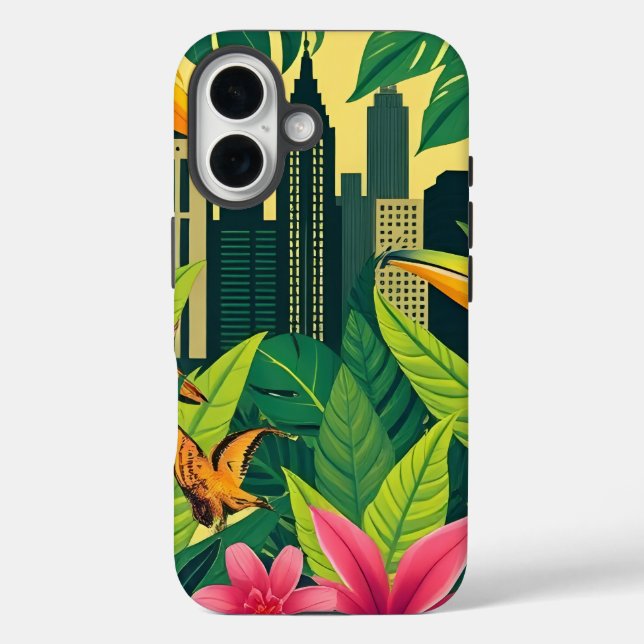 Urban Jungle Aästhetics Case-Mate iPhone Hülle (Rückseite)