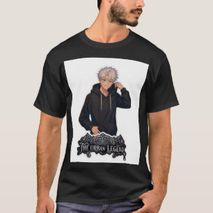 Urban Legend Anime Boy Streetwear - Cooles Grafik  T-Shirt