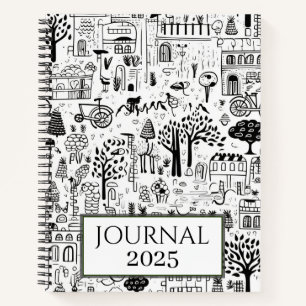 Urban Life Doodles 2025 Notizbuch