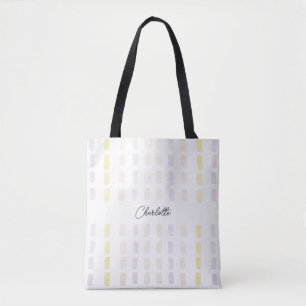 Urban Lilac Geometric Watercolor Mit Monogramm