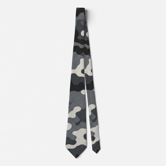 Urban Military Camouflage Pattern Krawatte (Vorderseite)