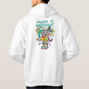 Urban Music is Medicine Graffiti Hoodie