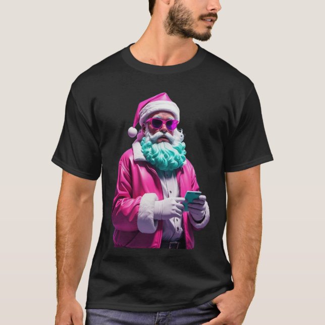 Urban Neon Santa Claus T-Shirt (Vorderseite)