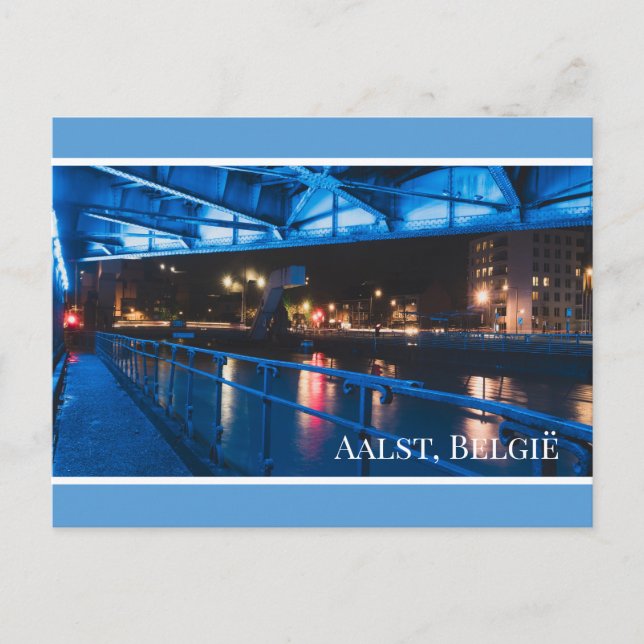 Urban Nights Aalst, Belgien Postkarte (Vorderseite)