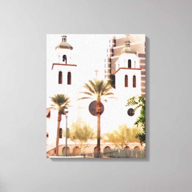 Urban Oasis Wrapped Canvas Leinwanddruck (Vorderseite)
