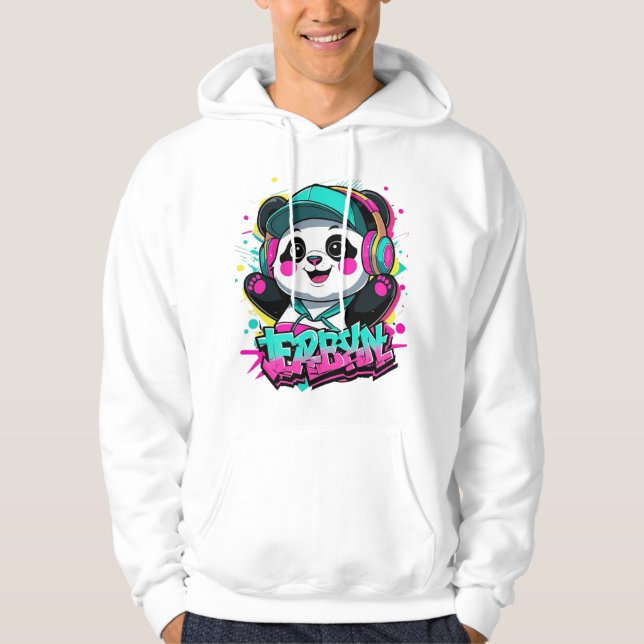Urban ‏ Panda Vibes Hoodie (Vorderseite)
