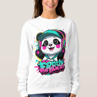 Urban  Panda Vibes Sweatshirt