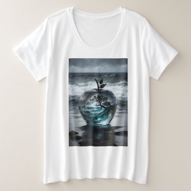 "Urban Pulse: Modernes geometrisches T-Shirt (Design vorne)