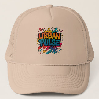 Urban Pulse - Vibrant Street Art T-Shirt Truckerkappe