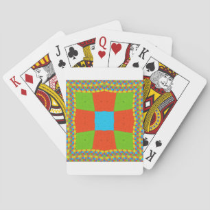 "Urban Quilt" Europäisches geometrisches Muster Ar Spielkarten