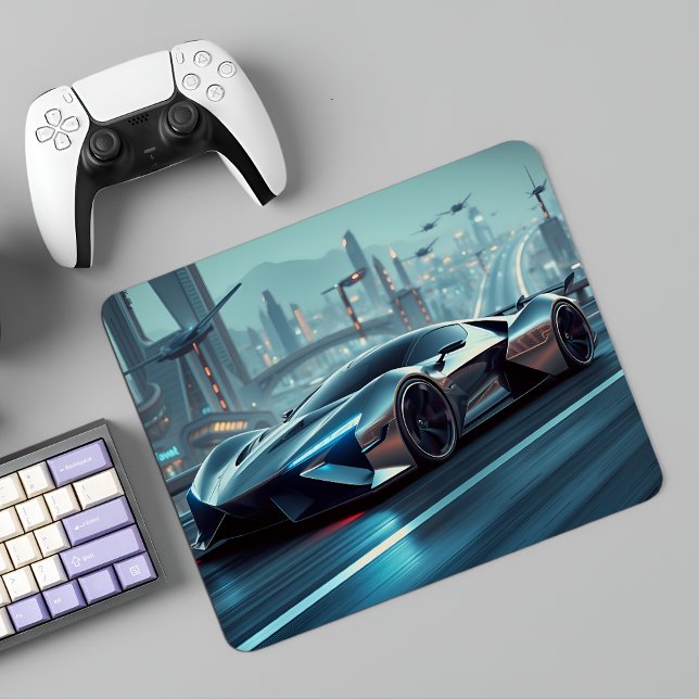 Urban Racer - Futuristische Hyper Car Mousepad (Von Creator hochgeladen)