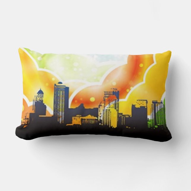 Urban Rainbow Pillow Lendenkissen (Vorderseite)