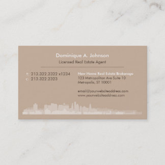 Urban Real Anwesen Agent Custom Business Card Visitenkarte