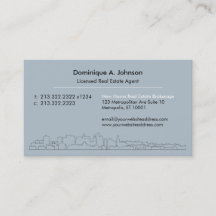 Urban Real Anwesen Agent Custom Business Card