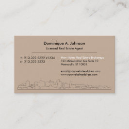 Urban Real Anwesen Agent Custom Business Card Visitenkarte