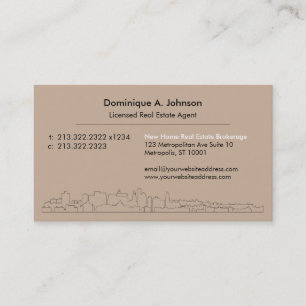 Urban Real Anwesen Agent Custom Business Card Visitenkarte