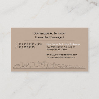 Urban Real Anwesen Agent Custom Business Card Visitenkarte