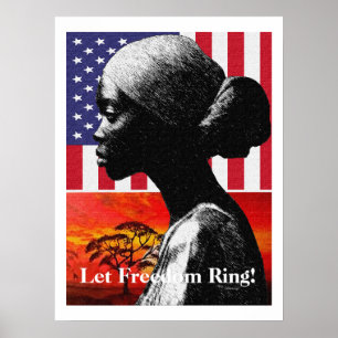 Urban Rhythm: Afrozentrisches Giclee Poster