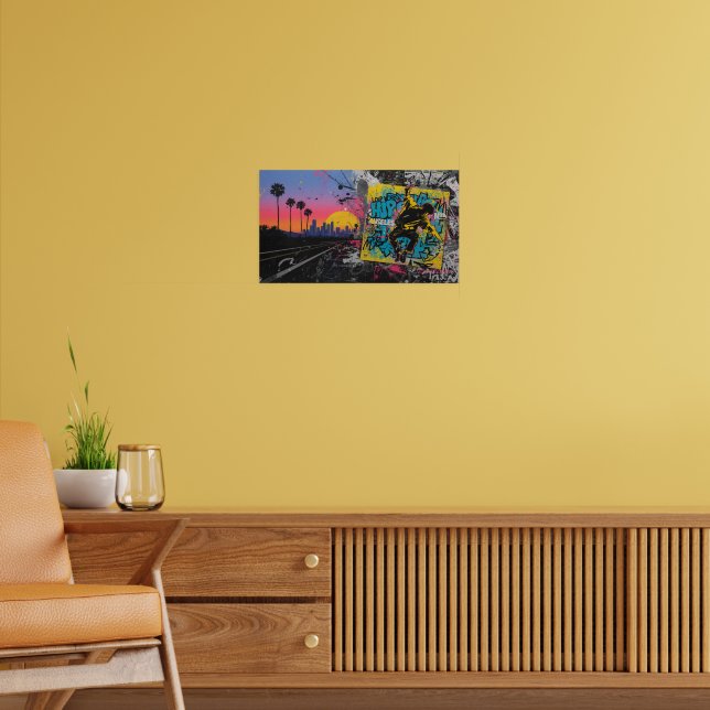 Urban Rhythms: Los Angeles in Motion Poster (Wohnzimmer 2)