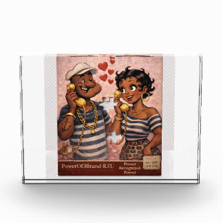 Urban Royalty Love – Afrocentric Power Couple Art Fotoblock