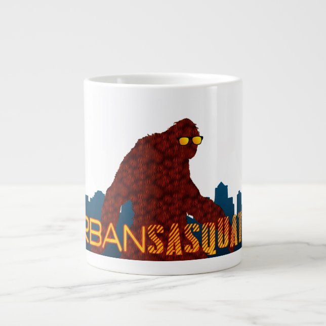 Urban Sasquatch Walking Jumbo-Tasse (Vorderseite)