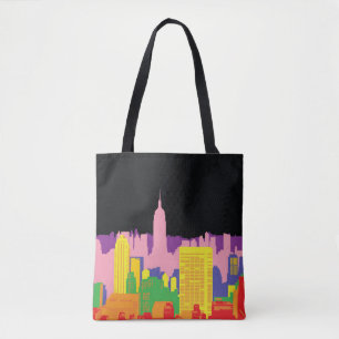 Urban Skyline: Nachtruinendekor.