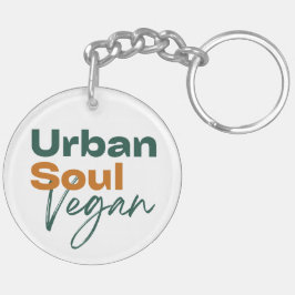 Urban Soul Vegan Minimalist Health and Wellness Schlüsselanhänger