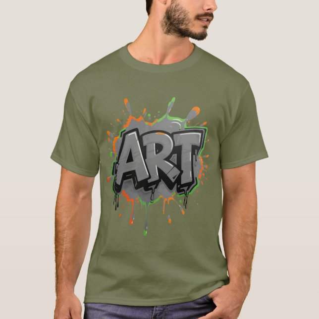 Urban Splash Art Graffiti Pulse Bold Street Expres T-Shirt (Vorderseite)
