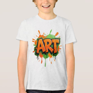Urban Splash Art Graffiti Pulse Bold Street Expres Tri-Blend Shirt