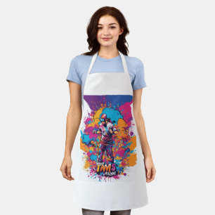 Urban Splash Runner – Comic Street Art Tee" Schürze