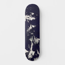 Urban Street Art Inspiriert Gray Wolf Howling Wide Skateboard