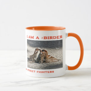 Urban Street Fighters House Sparrows Vogelbeobacht Tasse