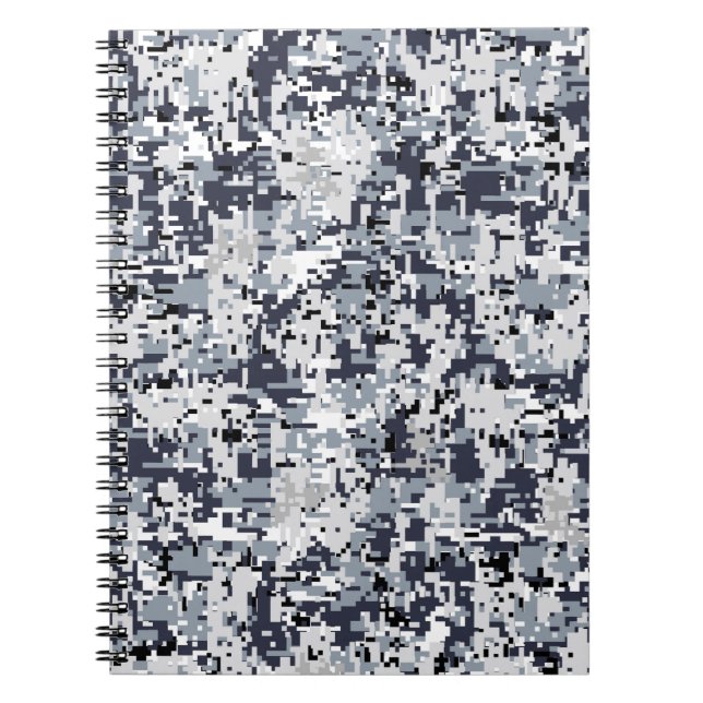 Urban Style Digital Camouflage Notizblock (Vorderseite)