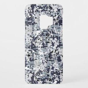 Urban Style Silver Gray Digital Camouflage Case-Mate Samsung Galaxy S9 Hülle