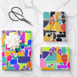 Urban Tropical Wrapping Paper Geschenkpapier Set