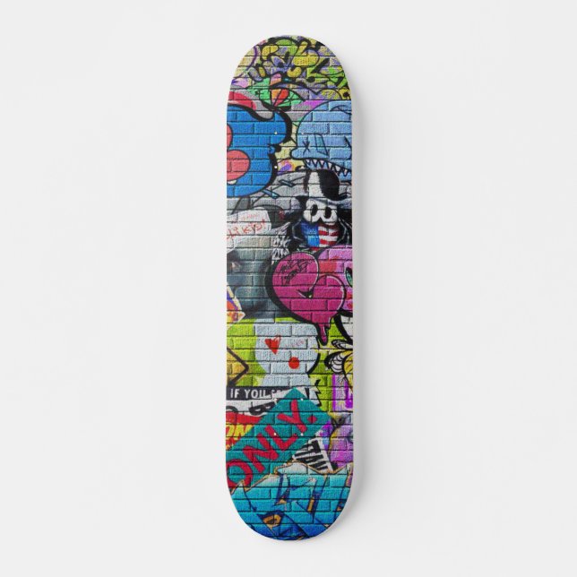 Urban Untergrund NYC Graffiti Popsicle Deck Skateboard (Vorne)