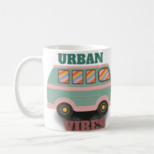 Urban Vibes Retro Van Grafik Kaffeetasse
