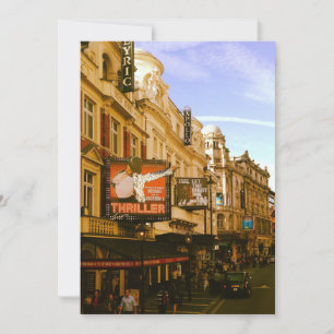 Urban Vintag Downtown City City Einladung