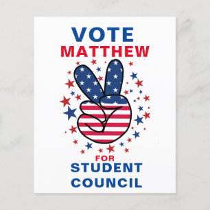 Urban Vote for Class President Flyer