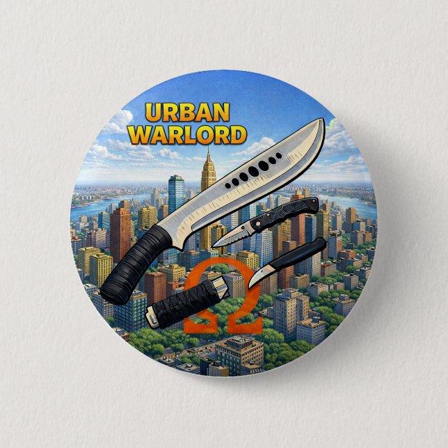 Urban Warlord Button (Vorderseite)