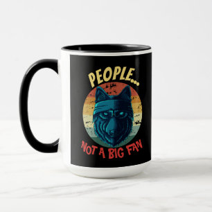 Urban Warrior Blue Wolf People Keine große Tasse