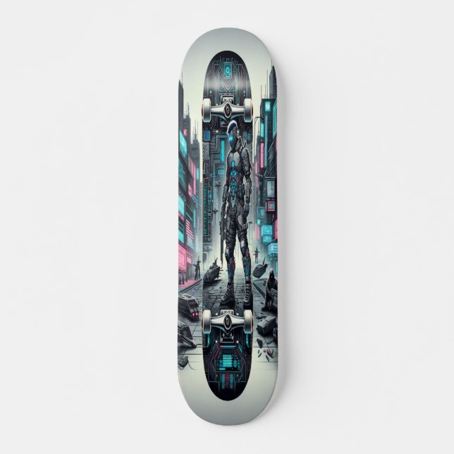 "Urban Warrior: High-Tech-Mercenary Skateboard (Vorne)