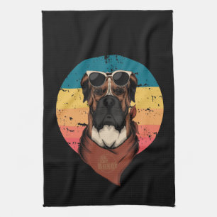 Urban Warrior Sunset Boxer Geschirrtuch