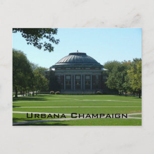 Urbana Champaign Postkarte