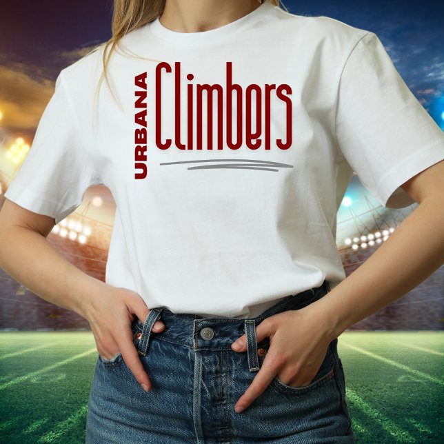 Urbana Climbers Grosses Texthemd T-Shirt (Von Creator hochgeladen)