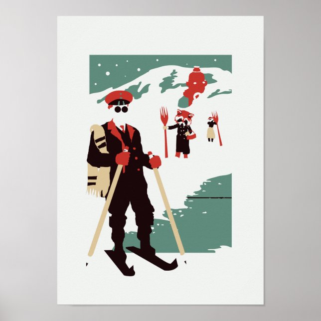 Urbane Fee — Winterwanderung Poster (Vorne)