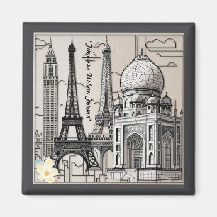 "Urbane Landschaften" Magnet